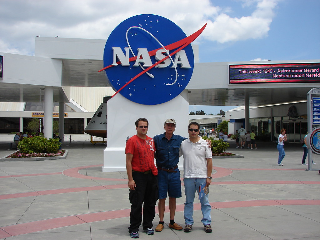 Jaime, Juan y Marcos en Cabo Cañaveral — foto de Juan Peláez