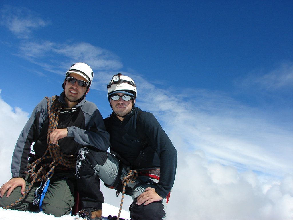 Juan y Fercho en la Cima del Pan de Azucar — foto de Juan Peláez