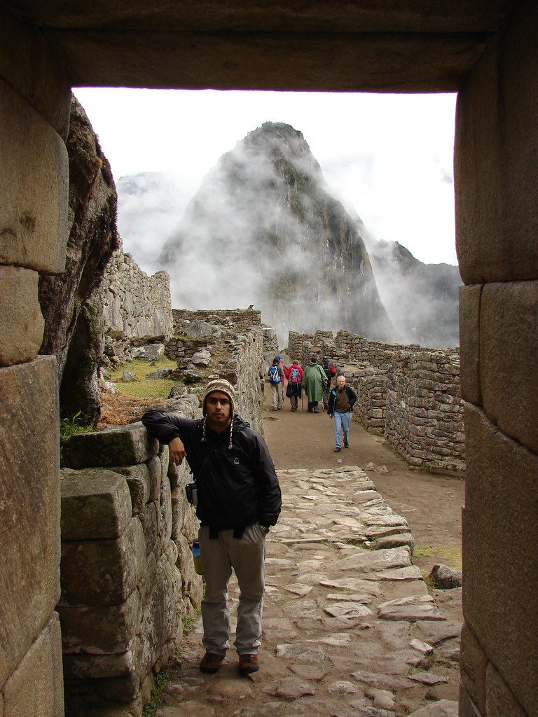 La entrada a MachuPichu desde el Camino del Inca — foto de Juan Peláez