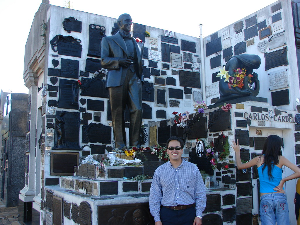 Juan y Carlos Garden en la Chacarita — foto de Juan Peláez