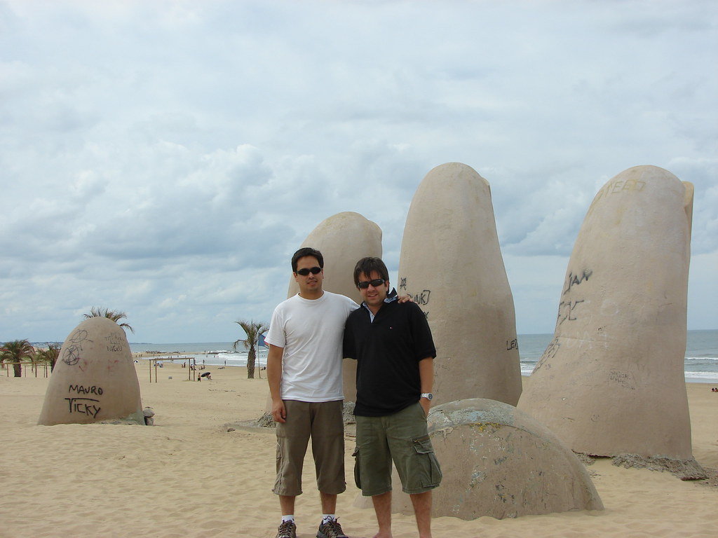 Jose y Juan en Punta del Este — foto de Juan Peláez