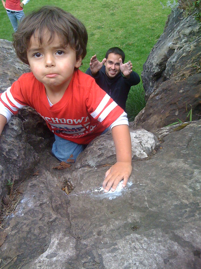 Mis primeros boulder en la Cabeza de Rex. — foto de Juan Peláez